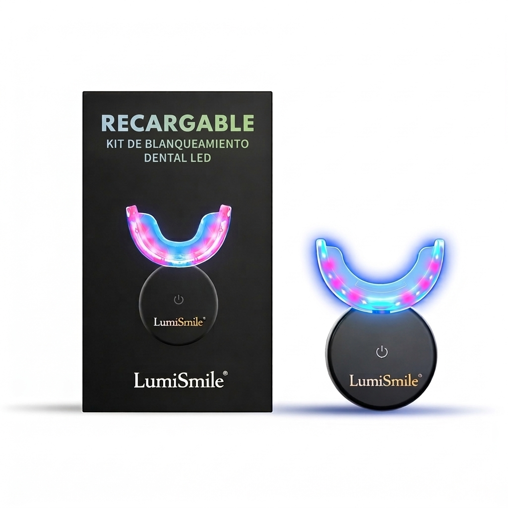 LumiSmile™ – Kit de Blanqueamiento Dental LED Profesional en Casa
